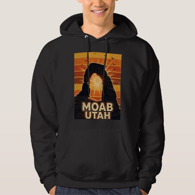 Moab Desert Sunset Hoodie (Front)