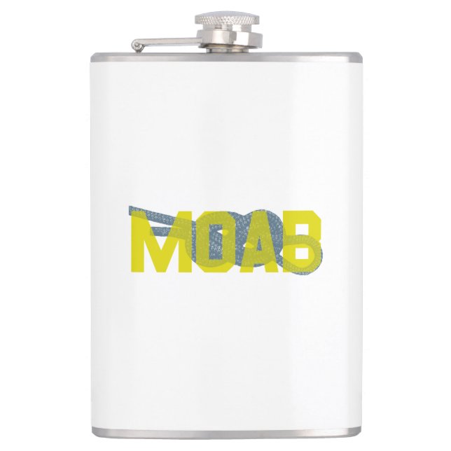 Moab Figure 8 Climbing Hip Flask (Front)