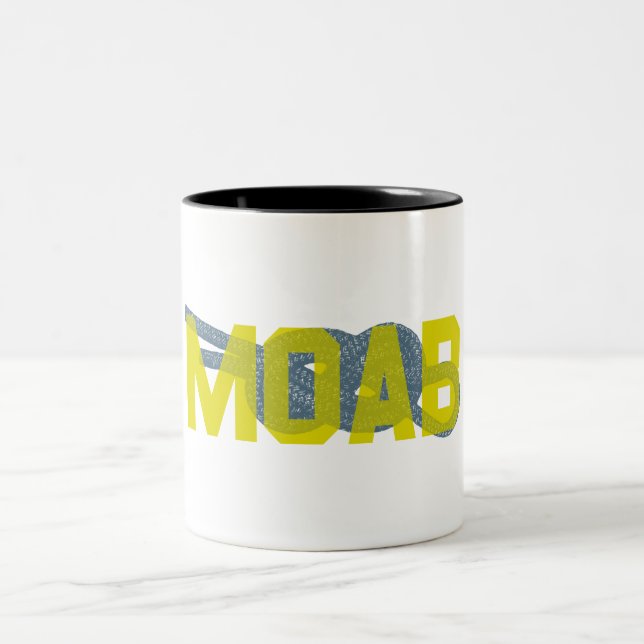 Moab Figure 8 Climbing Two-Tone Coffee Mug (Center)
