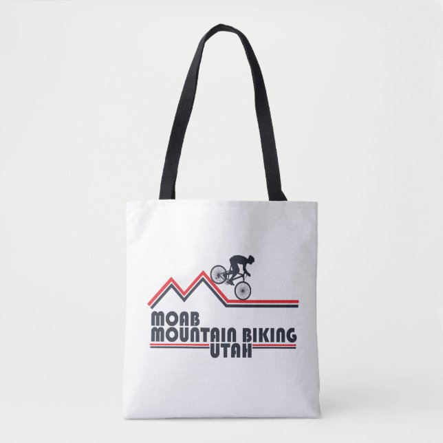 Moab mtb mountain biking tote bag (Front)