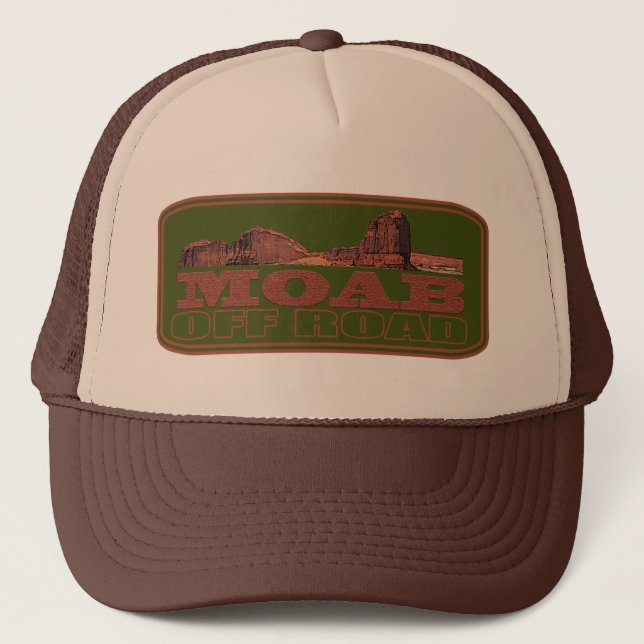 MOAB OFF ROAD BY EKLEKTIX GEAR TRUCKER HAT (Front)