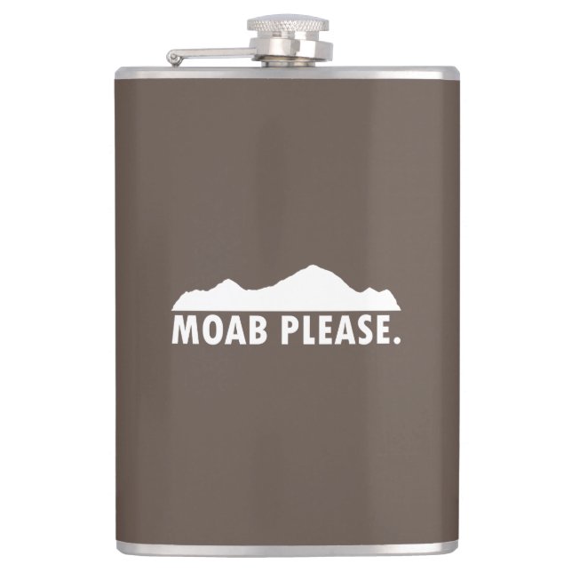 Moab Please Hip Flask (Front)