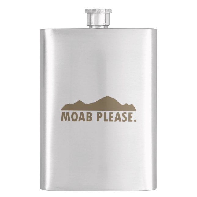 Moab Please Hip Flask (Front)