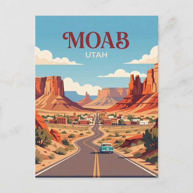 Moab USA Postcard (Front)