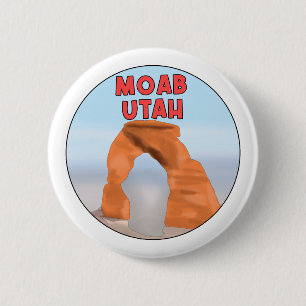 Moab Utah 6 Cm Round Badge