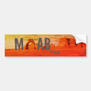 Moab Utah Arches National Park Bumper Sticker