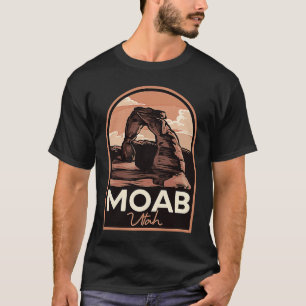 Moab Utah Arches Vintage Travel T-Shirt