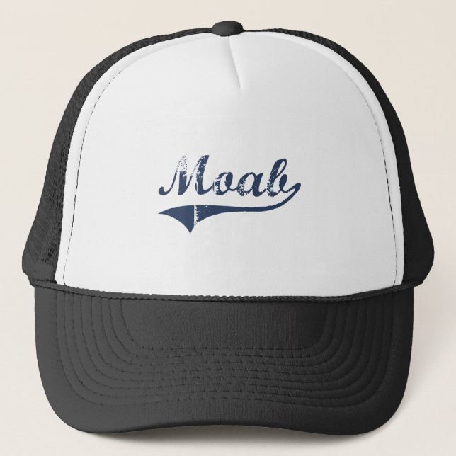 Moab Utah Classic Design Trucker Hat (Front)