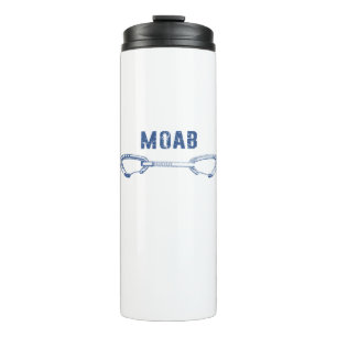 Moab Utah Climbing Quickdraw Thermal Tumbler