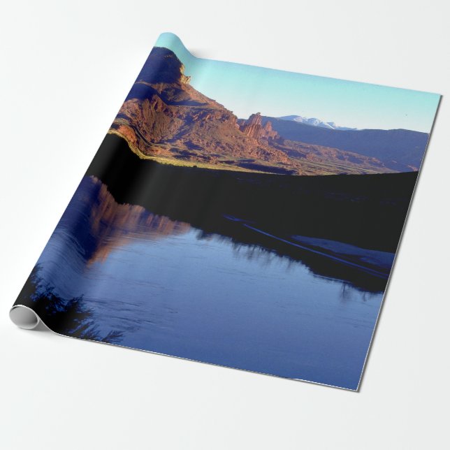 Moab Utah Gift Wrapping Paper (Unrolled)