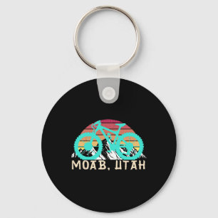 Moab Utah Mountain Bike For Hiking Mountain Biking Key Ring
