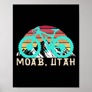 Moab Utah Mountain Bike For Hiking Mountain Biking Poster