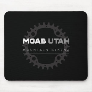 Moab Utah Mountain Biking Mtb Shirt - Vintage Mtb Mouse Mat