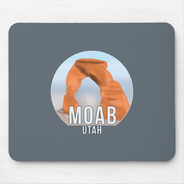 Moab Utah Mouse Mat (Front)