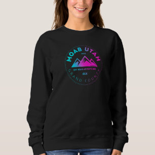Moab Utah Off Road 4x4 Retro Adventure Sweatshirt