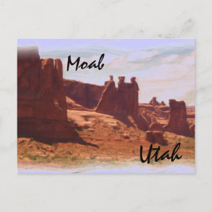 Moab Utah postcard