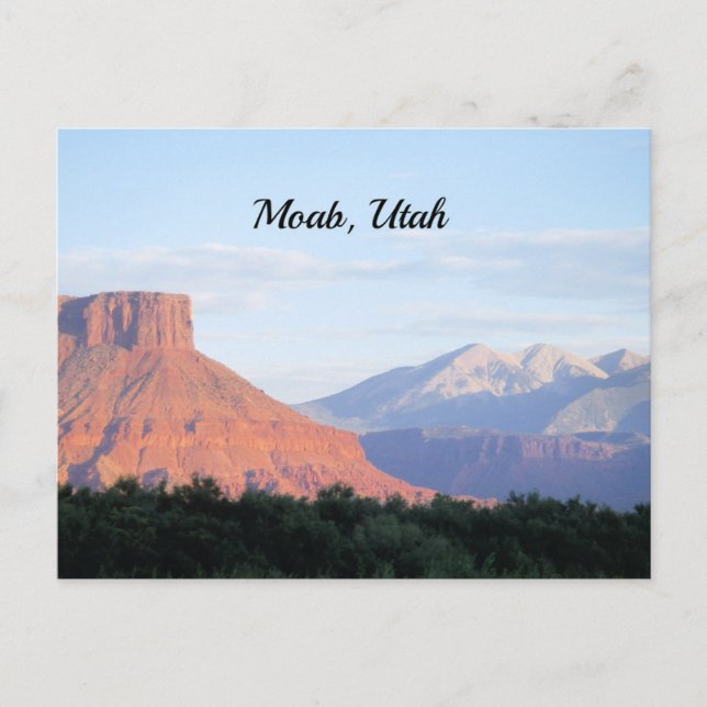 Moab, Utah Postcard (Front)