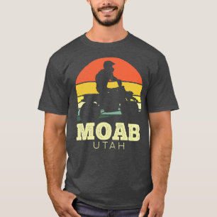 Moab Utah Quadbike Vintage Sunset T-Shirt