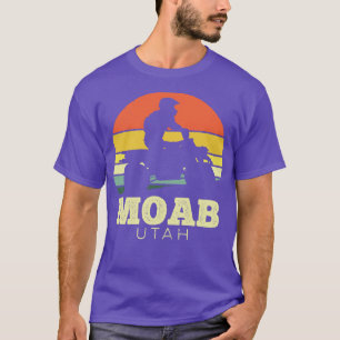 Moab Utah Quadbike Vintage Sunset T-Shirt