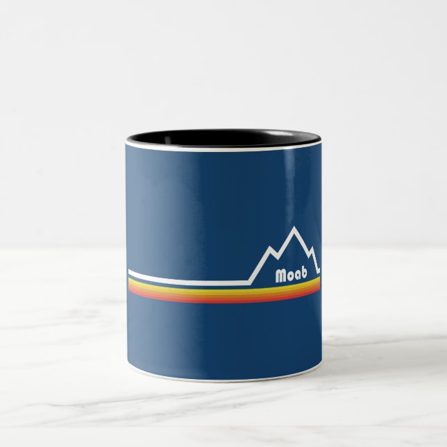 Moab Utah Two-Tone Coffee Mug (Center)