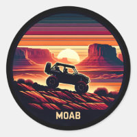 Moab Utah UTV Sunset Red Rocks