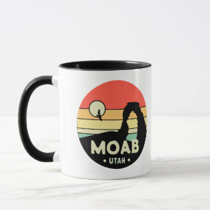 Moab Utah Vintage Desert Sunset Retro Souvenir 60s Mug