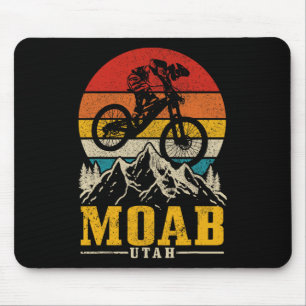 Moab Utah Vintage Mountain Bike Mtb Downhill Usa Mouse Mat