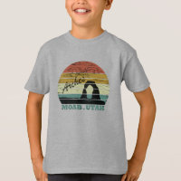 Moab Utah vintage sunset Arches national park