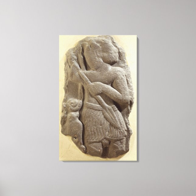 Moabite storm god, Shihan ancient land of Moab, c. Canvas Print (Front)