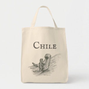 Moai, Easter Island, Chile Tote Bag