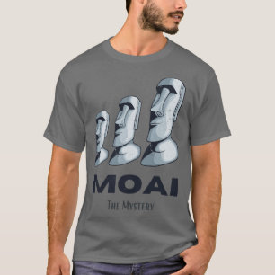 Moai Easter Islands Rapa Nui Statues Heads Mystery T-Shirt