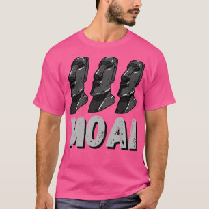 Moai Statues Easter Island Rapa Nui Heads T-Shirt