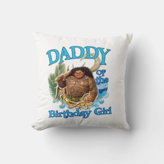 Moana Birthday Shirt, Moana Family Shirts Cushion (Front)