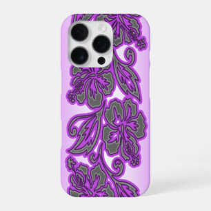 Moana Hibiscus Hawaiian Floral Blend Lavender iPhone 16 Pro Case