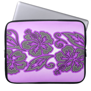 Moana Hibiscus Hawaiian Neoprene Wetsuit Laptop Sleeve