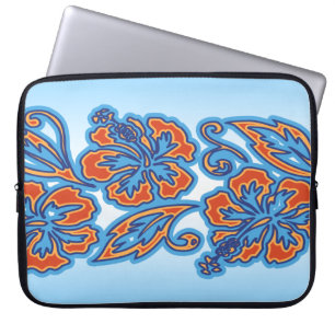 Moana Hibiscus Hawaiian Neoprene Wetsuit Laptop Sleeve