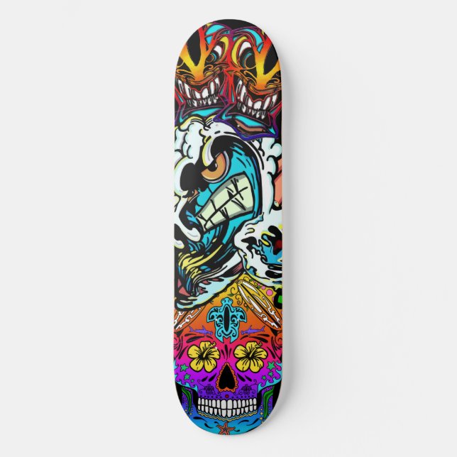 Moana Kai Surf Shop Skateboard Deck (Front)