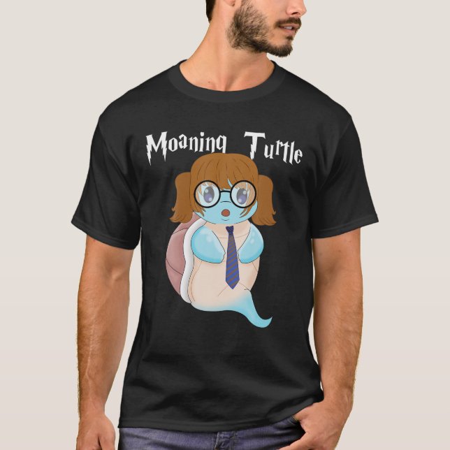 Moaning Turtle Cute Magic Moaning Myrtle Ghost Fun T-Shirt (Front)