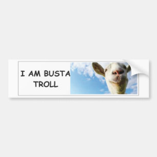moar goatz bumper sticker