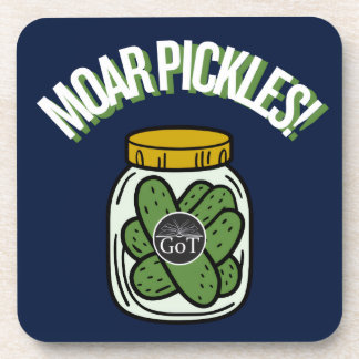 Moar Pickles! Beverage Coaster