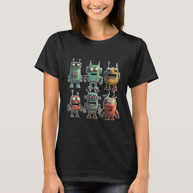 MOAR ROBOTS T-Shirt (Front)