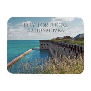 Moat, Wall, Fort Jefferson, Dry Tortugas Magnet