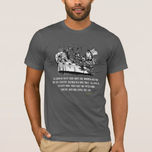 Mob Boss Alice (In Wonderland) Funny Men's T-Shirt