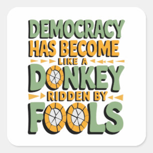 Mob Rule Square Sticker