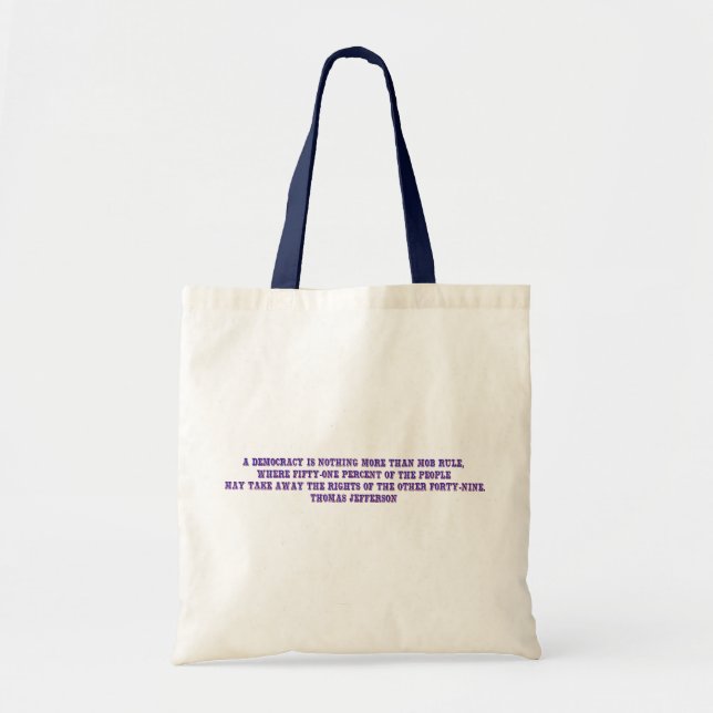 Mob rule tote bag (Front)