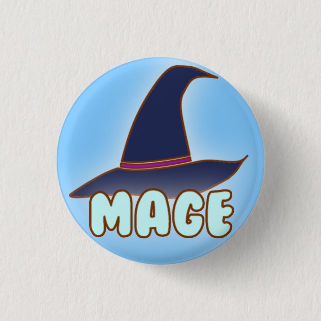 MOBA Role - Mage 3 Cm Round Badge (Front)