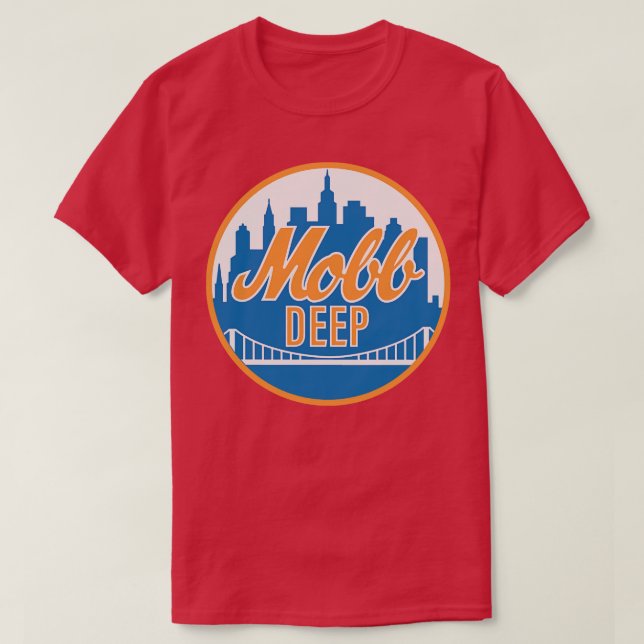 Mobb Deep Queens New York Hat T-Shirt (Design Front)