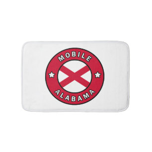Mobile Alabama Bath Mat
