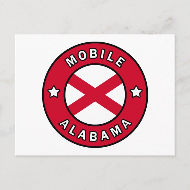 Mobile Alabama Postcard (Front)