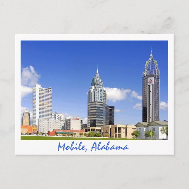 Mobile, Alabama Postcard (Front)